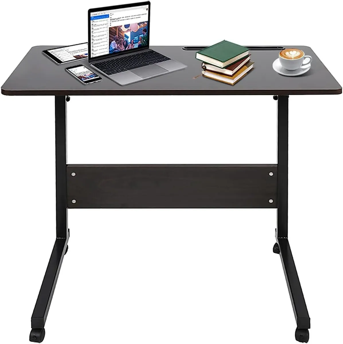 Adjustable Movable Wooden Laptop Table 71.5 to - Image 1