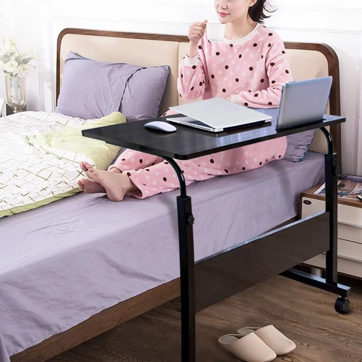 Adjustable Movable Wooden Laptop Table 71.5 to - Image 2