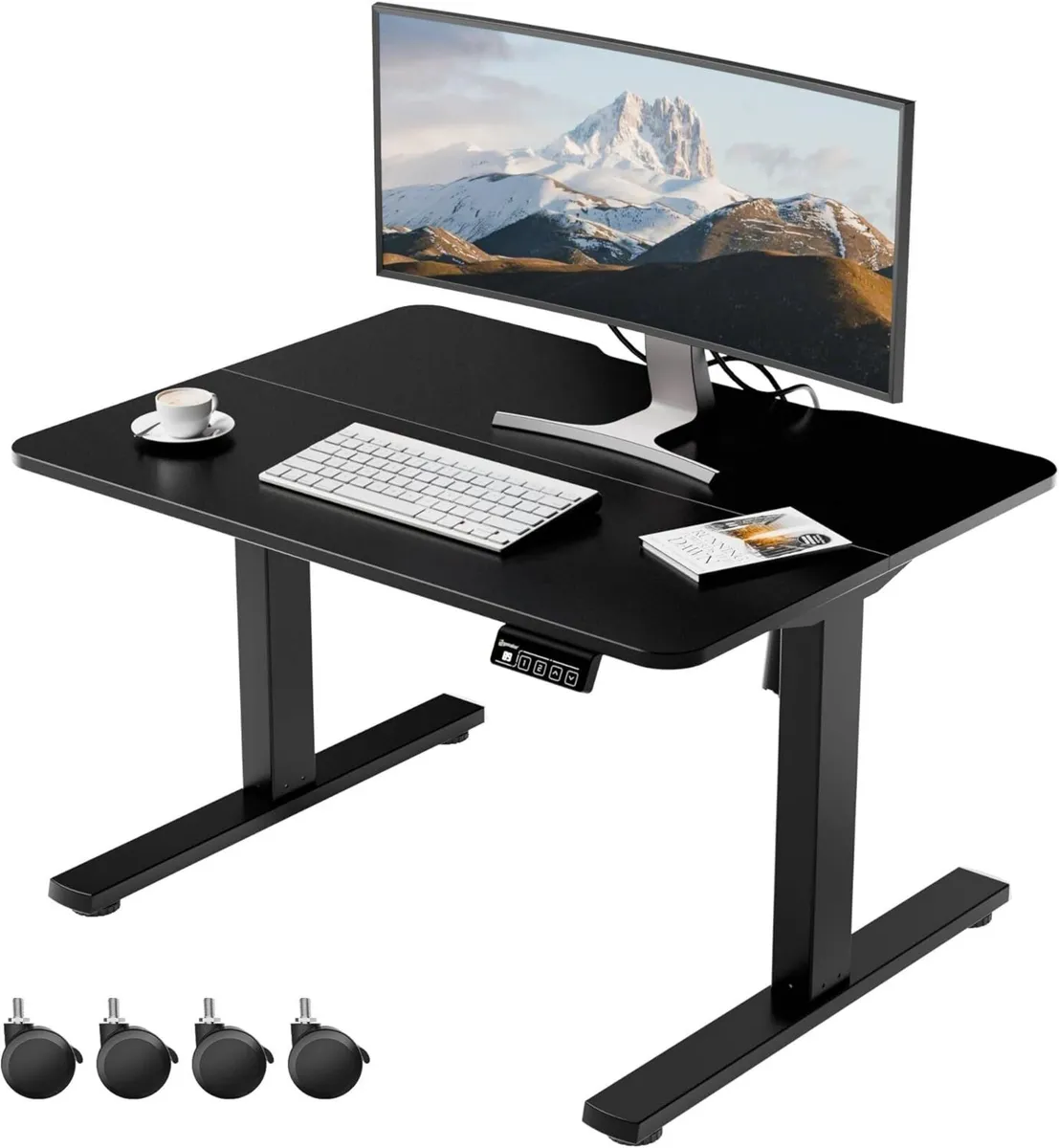 Small Standing Desk 80x60 cm Low Height 48-75 - Image 1