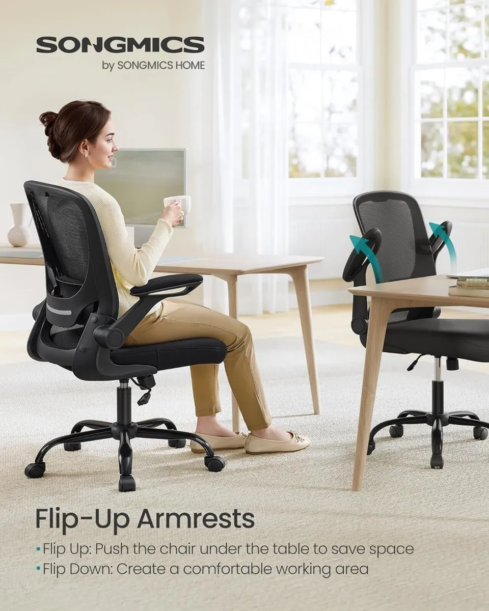 Office Chair Desk with Mesh Back Ergonomic - Image 4