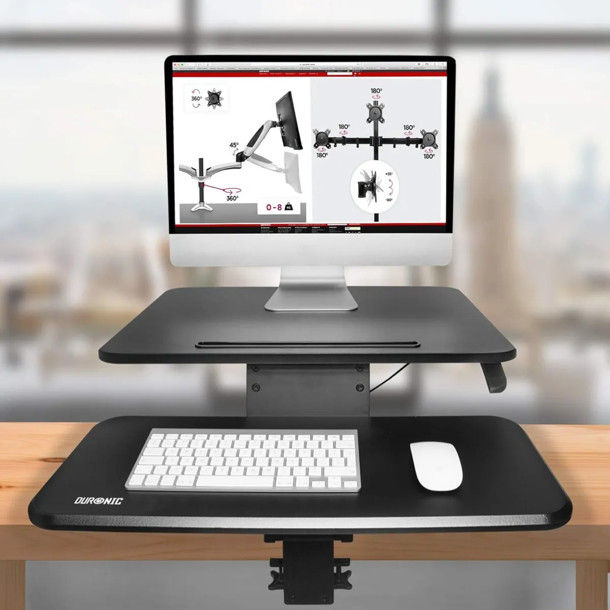 Standing Desk Converter DM05D13 Adjustable Sit - Image 2