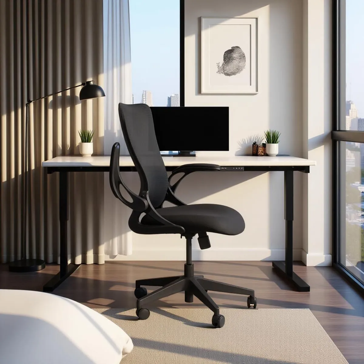 Model U Folding Office Chair for Small Spaces - Image 2