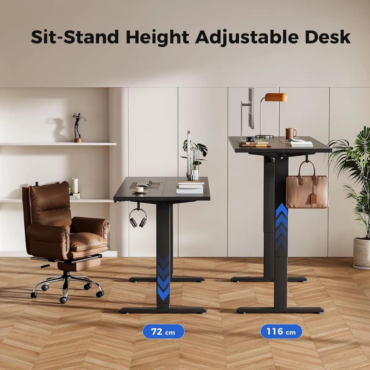Electric Standing Desk 135 x 60 cm Height - Image 3