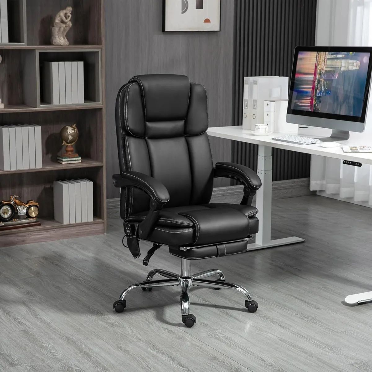 Office Chair with 6-point Vibration Massage and - Image 2
