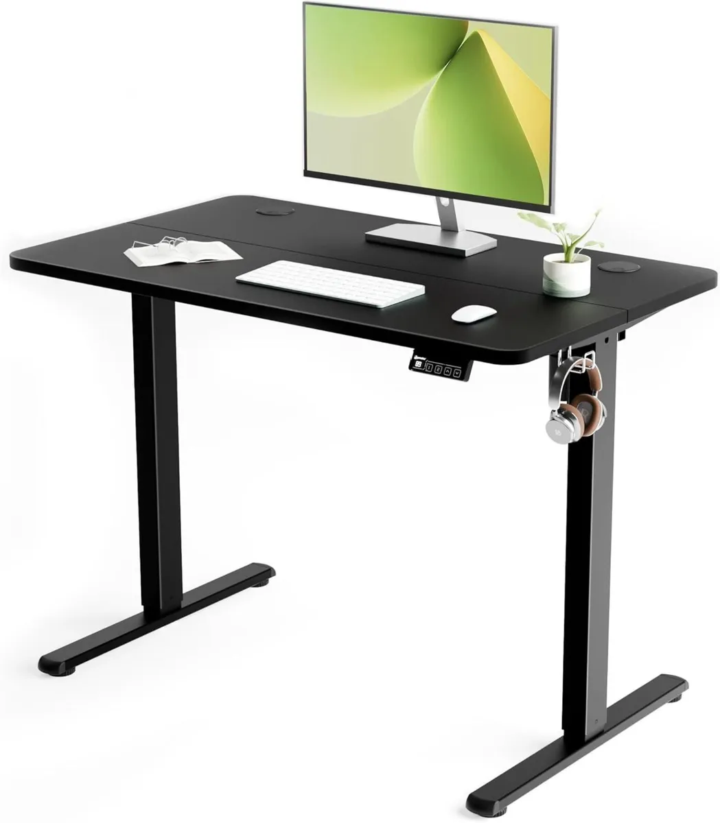 Small Standing Desk 100x60cm Height Adjustable - Image 1