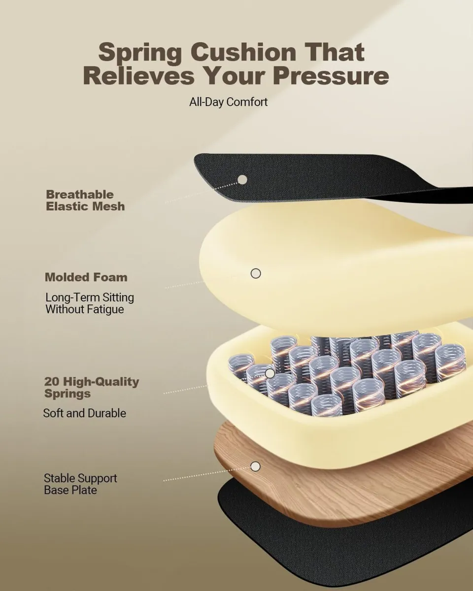 Ergonomic Office Chair Desk with 20 Pocket - Image 3