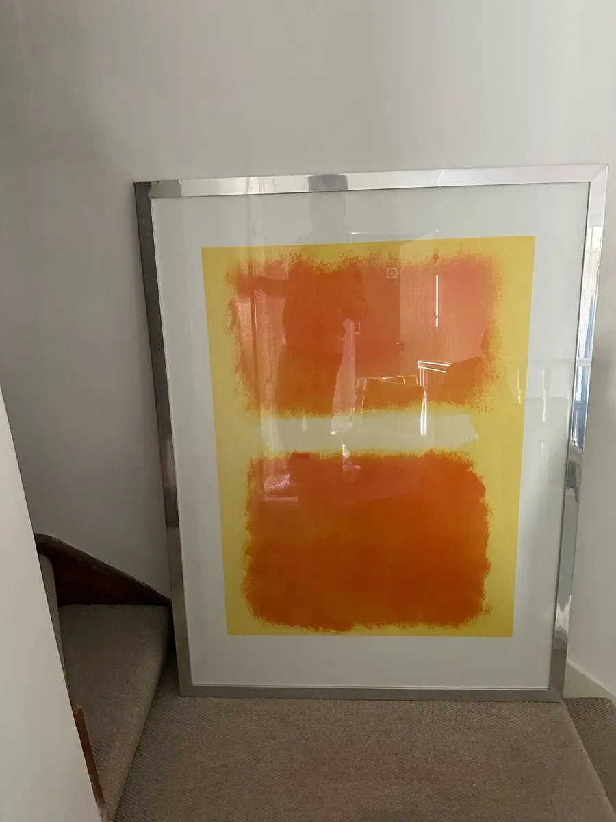 Giant framed print