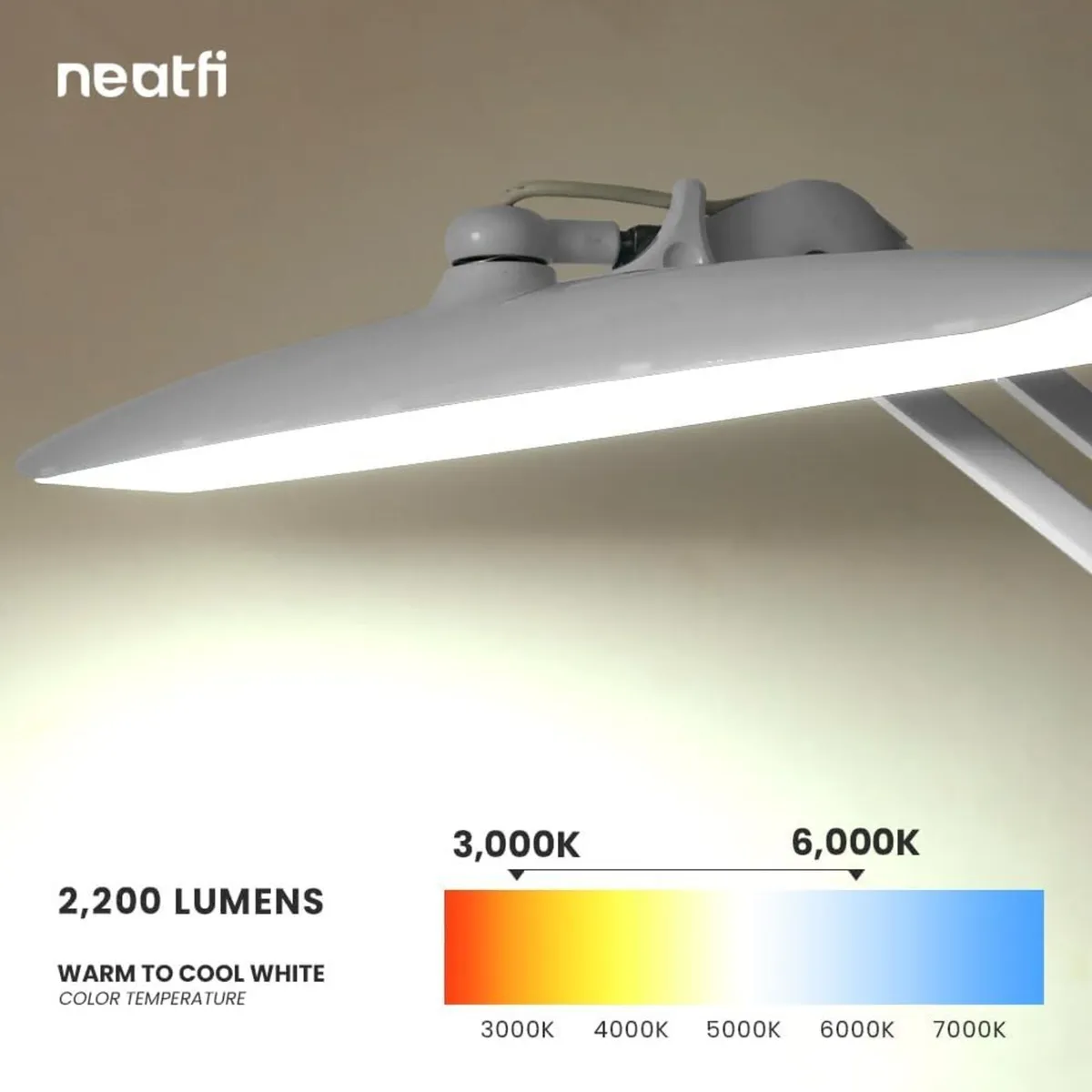 XL Lumens 20W LED Desk Lamp with Clamp – Adjustabl - Image 4