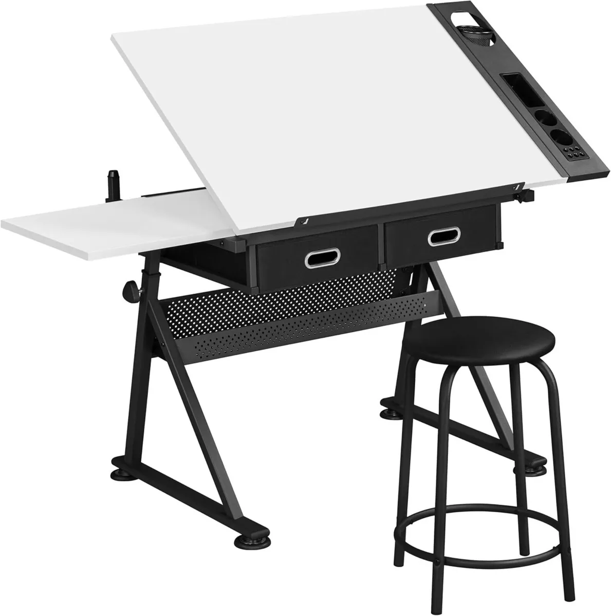Adjustable Height Drawing Table Craft for Adults - Image 1