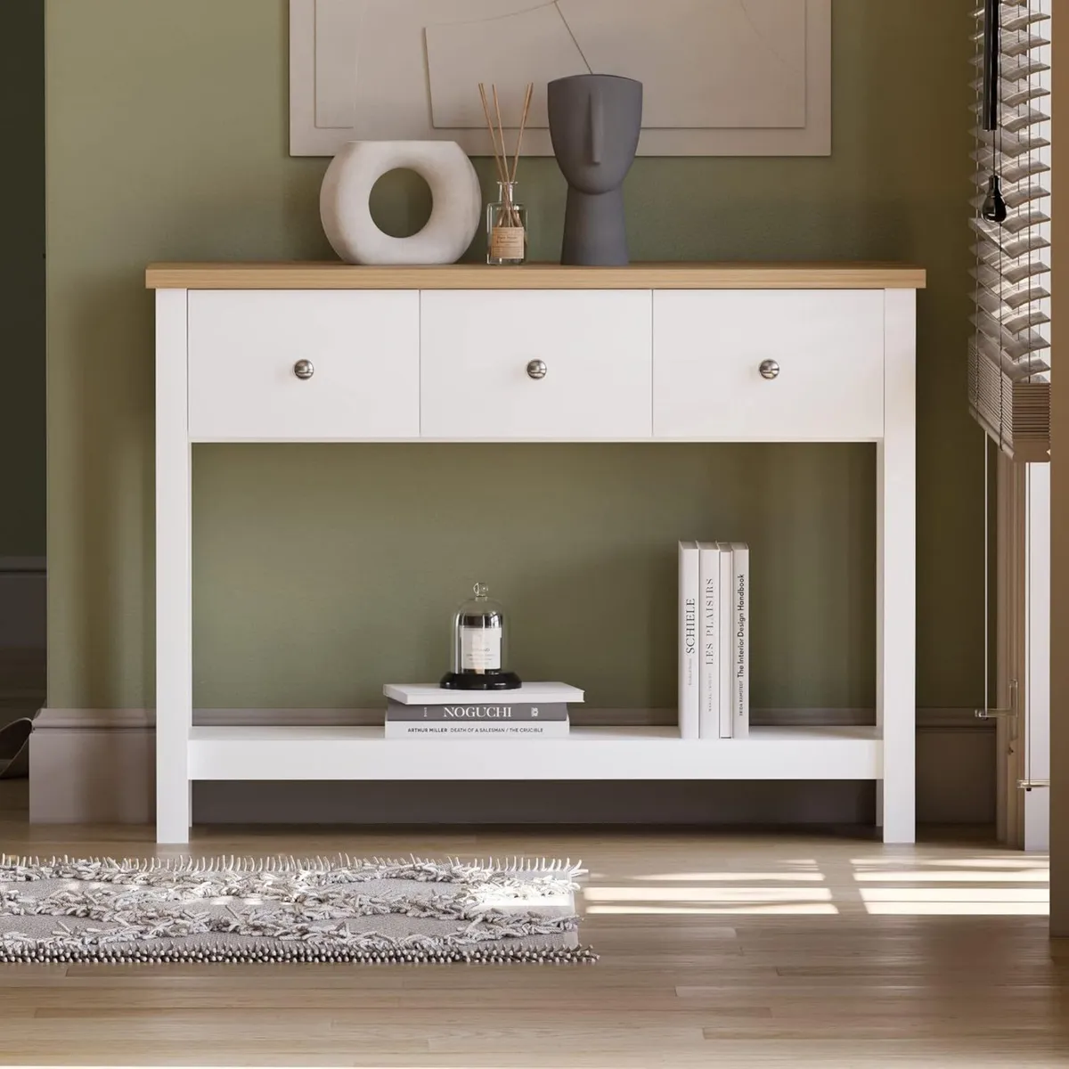 Arlington Console Table Shelf Hallway Side End - Image 2