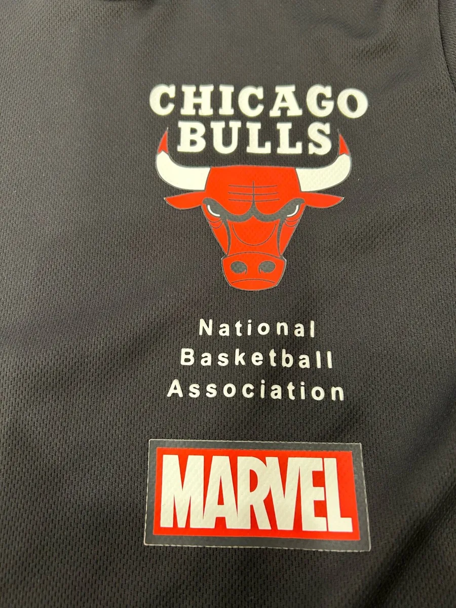 Boys NBA Marvel Chicago Bulls Hulk T Shirt - Image 2