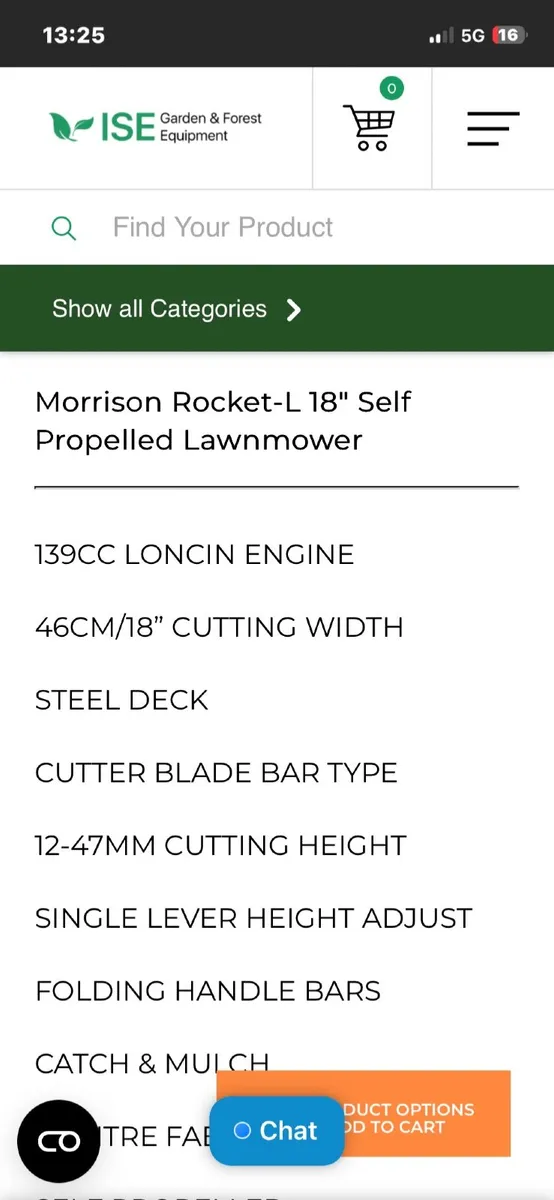1yr MORRISON lawn mower (€525 new) - Image 4