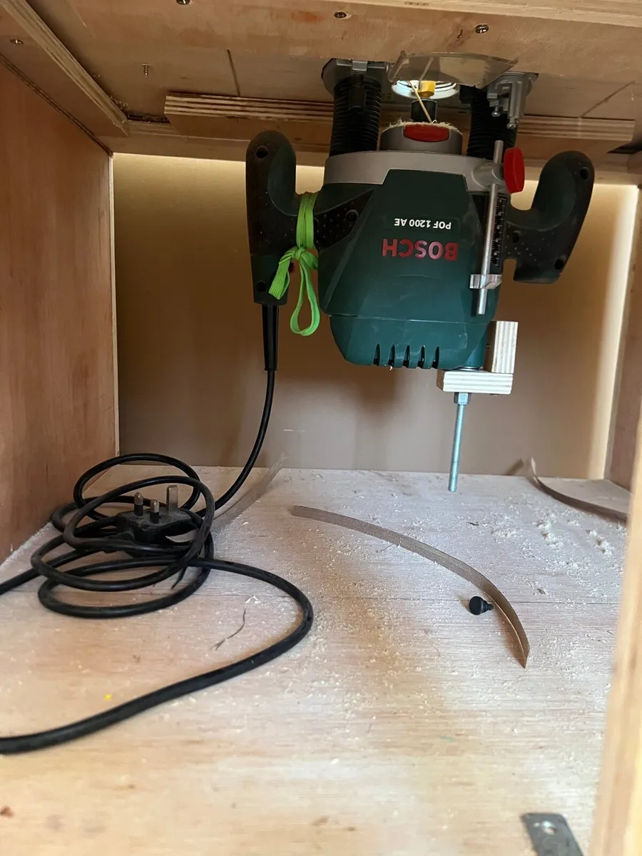 Saw bench wooden on wheels - Image 4