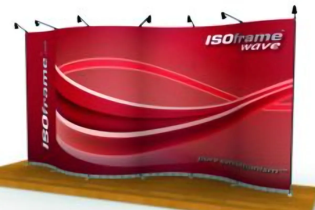 Display stand - Isoframe Wave 6 panels & counter - Image 2