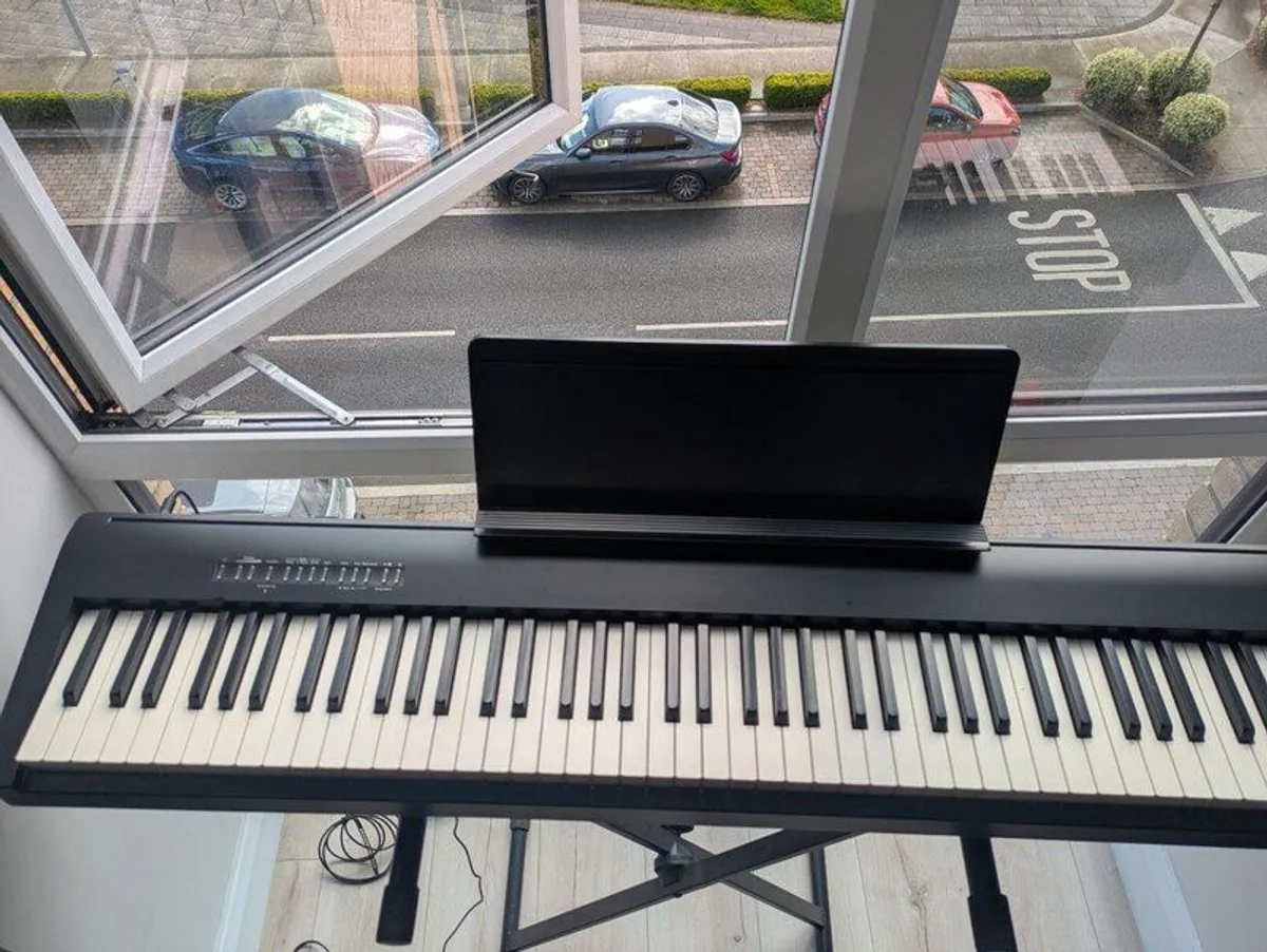 Roland FP-30X Digital Piano, Black -  (includes stand and pedal) - Image 2