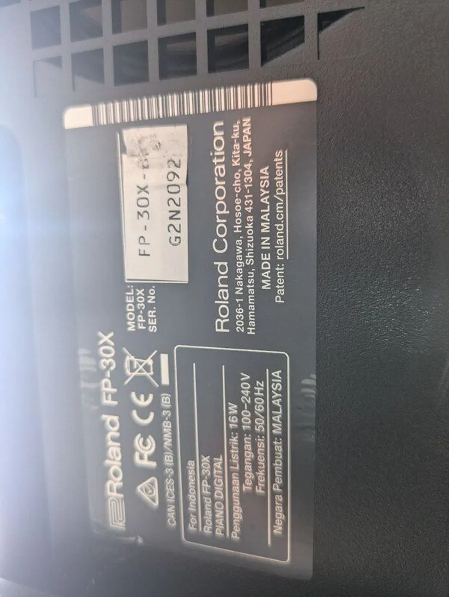Roland FP-30X Digital Piano, Black -  (includes stand and pedal) - Image 4