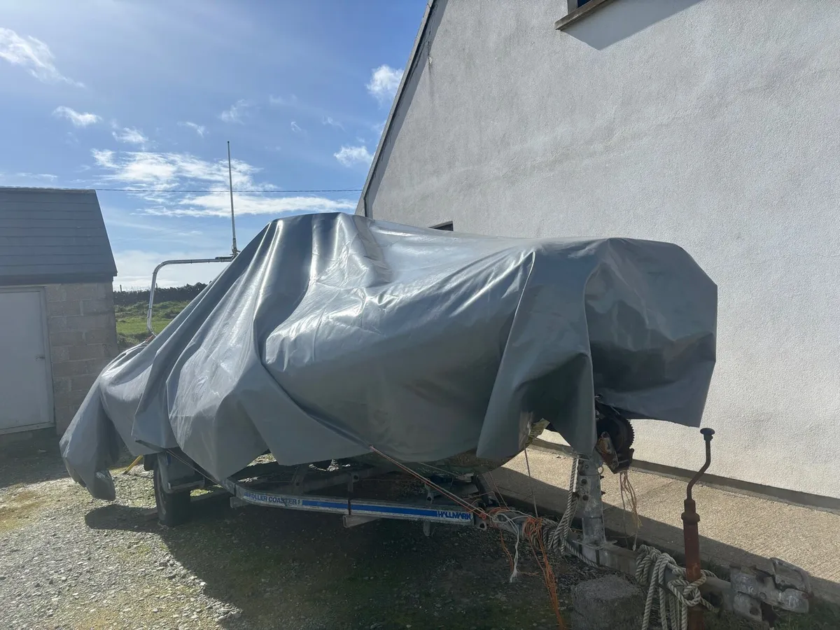 Avon 5.5 meter, 90hp Mercury Engine and trailer. - Image 4