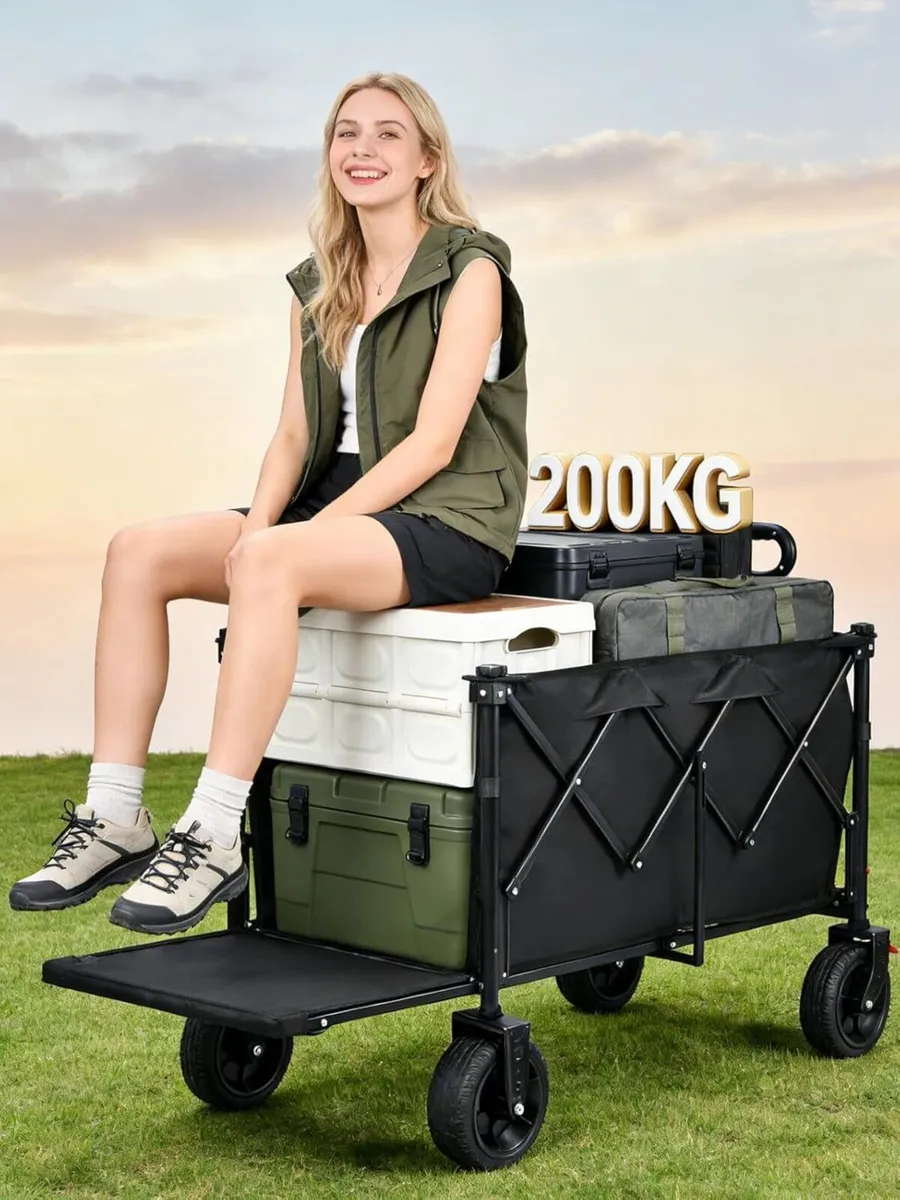 Festival Trolley on Wheels 160L-210L Folding - Image 2
