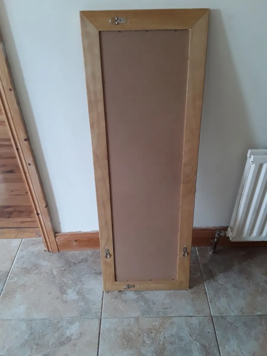 Brand new long mirror pine frame - Image 3