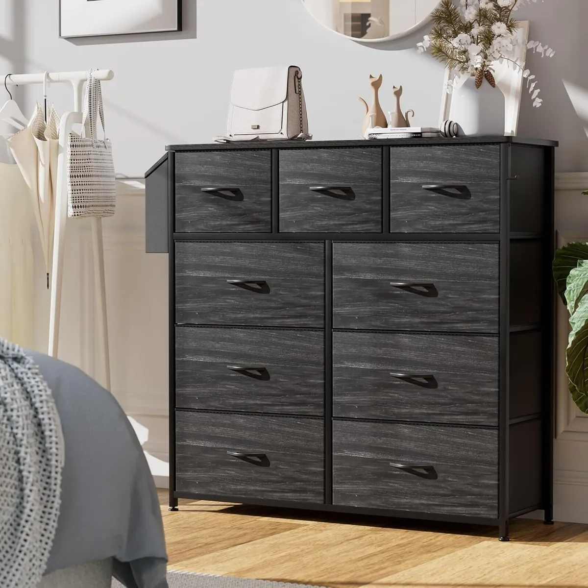 Fabric Chest of Drawers - Canvas Storage Unit - Image 2