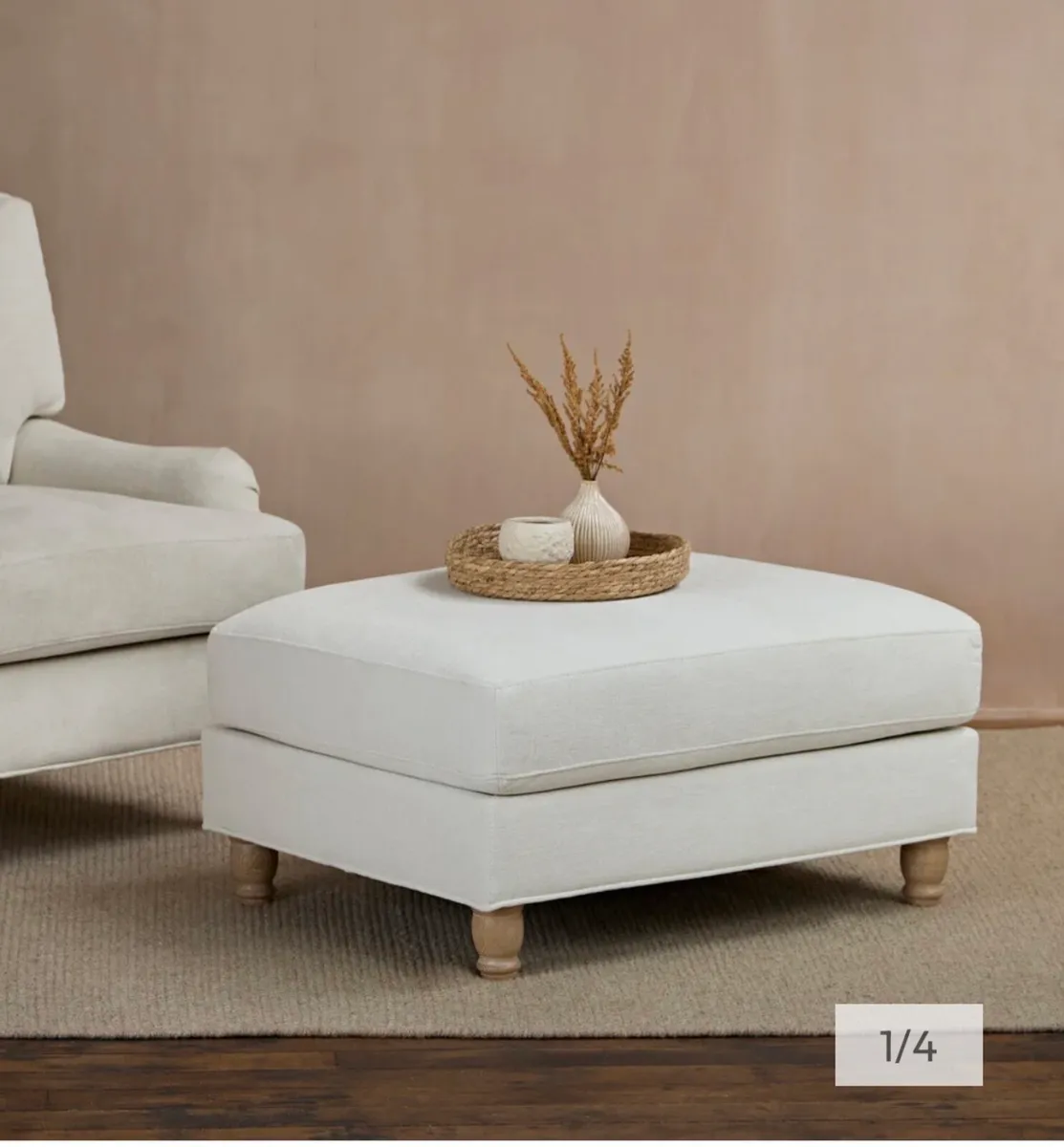 Armchair and footstool - Image 2