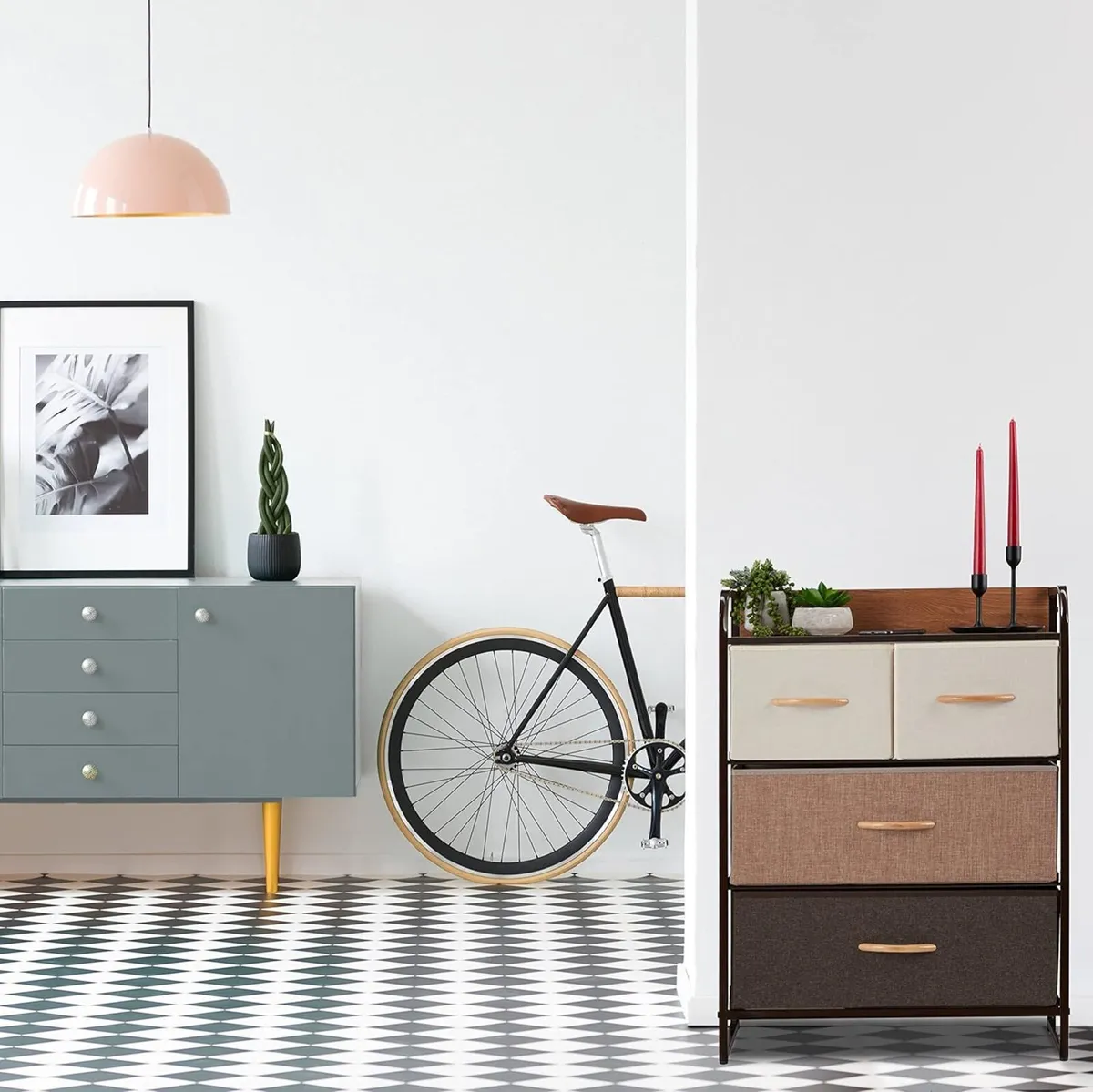 Dresser 7 Drawer Compartments with Shelf Folding - Image 2