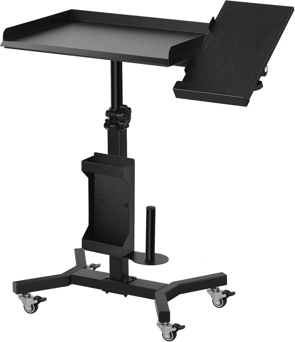 Tattoo Tray Cart on Wheels with Extension - Image 1