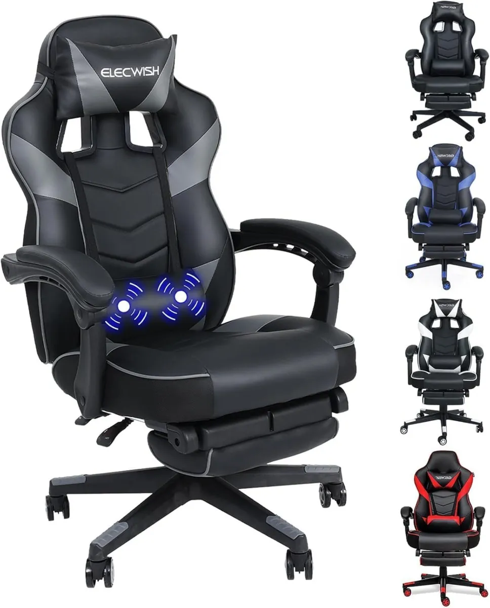 Gaming Chair Video Game Chairs for Adults with - Image 1