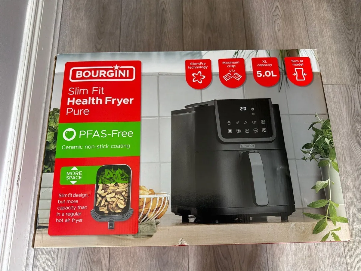 Bourgini Slim Fit Health Fryer Pure-5L (Brand New)