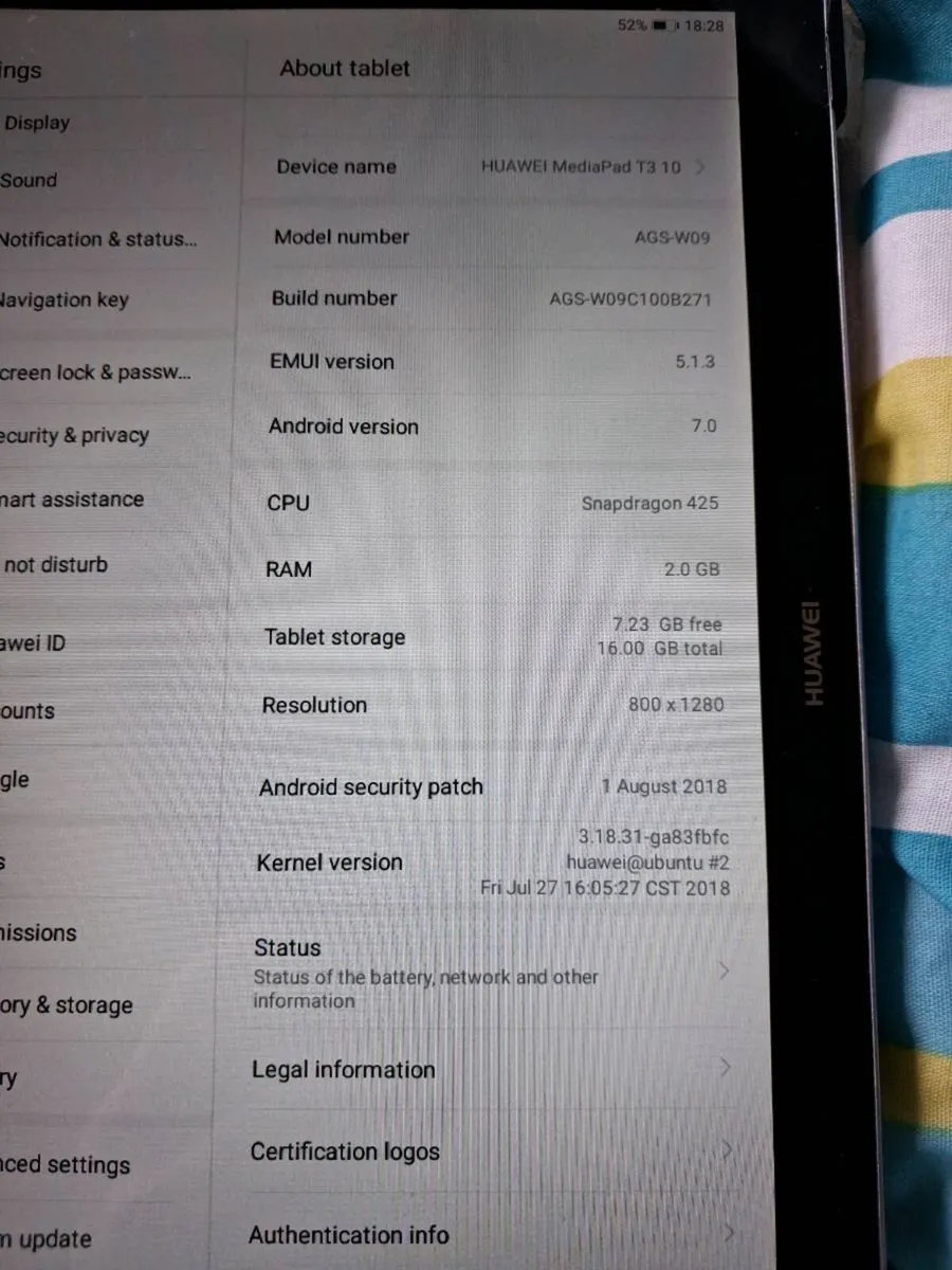 Huawei MediaPad T3 10 tablet - Image 4