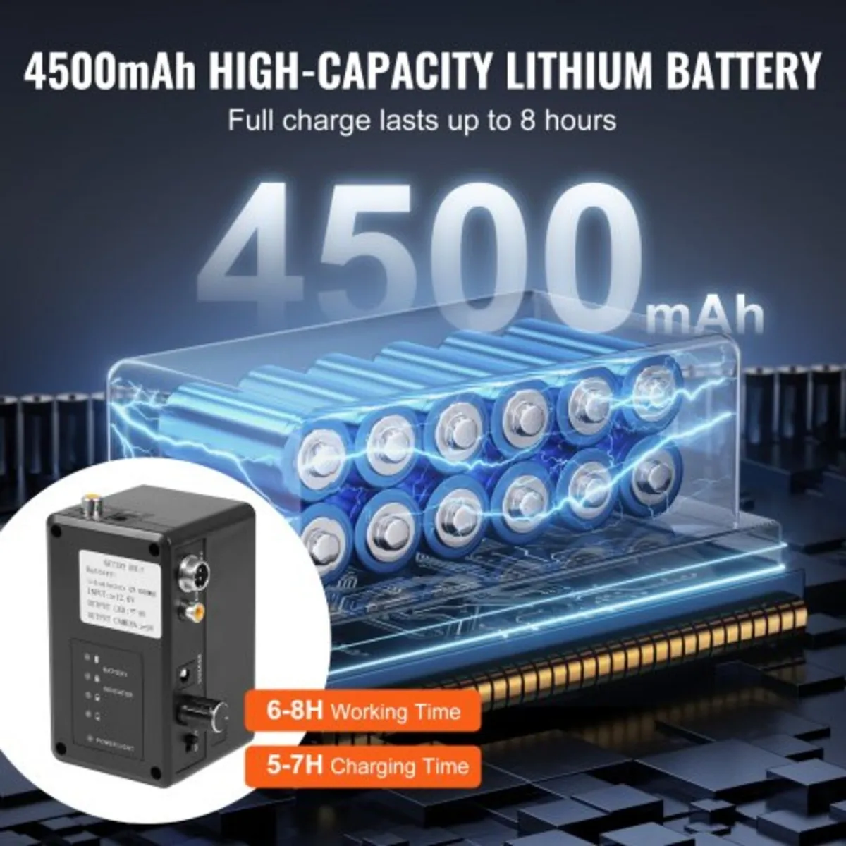 Sewer Camera, 165 ft/50m, Self-Leveling Pipeline I - Image 2