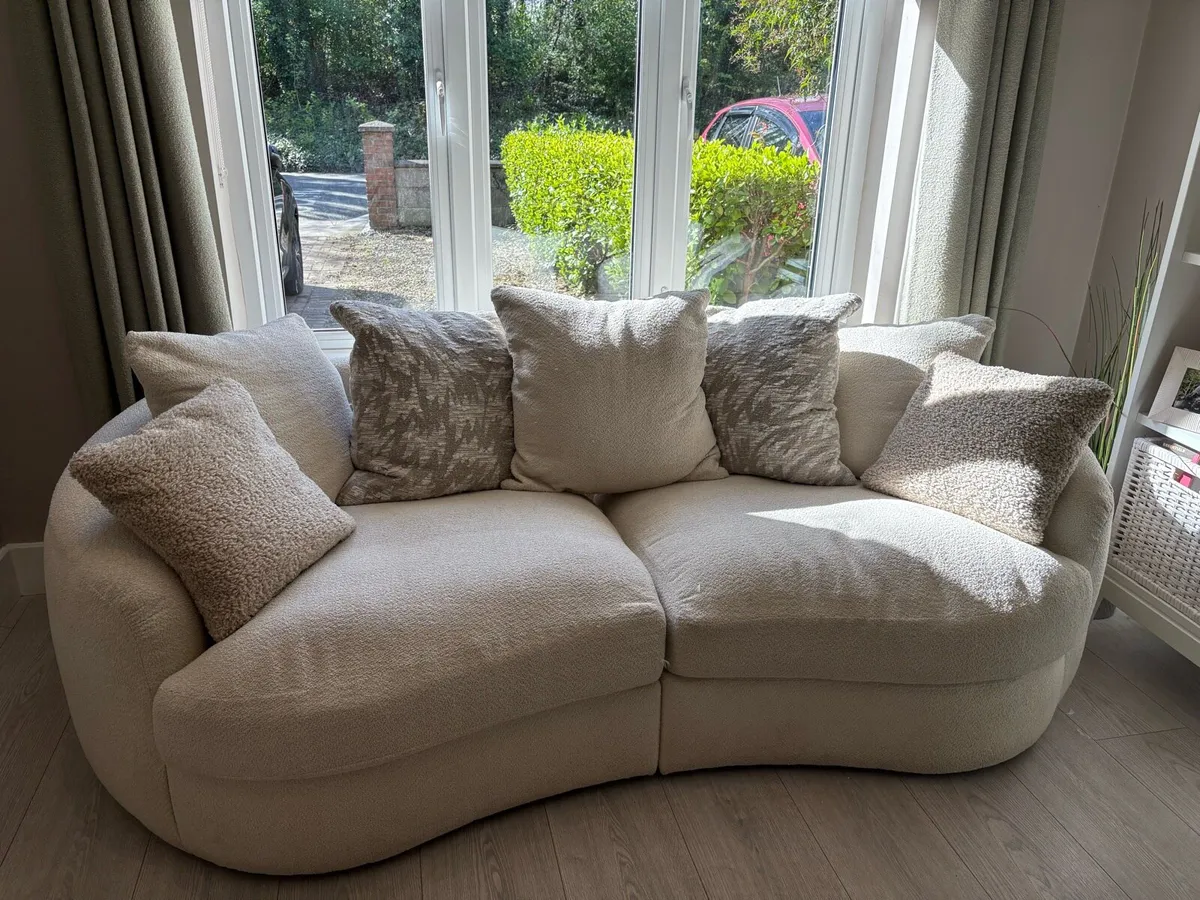 3 Seater Pillow Back Sofa & Pillow Back Loveseat - Image 1