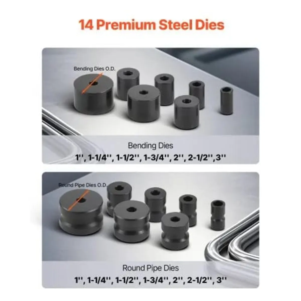 Manual Bending Machine, Pipe Tube Bender with 14 B - Image 3