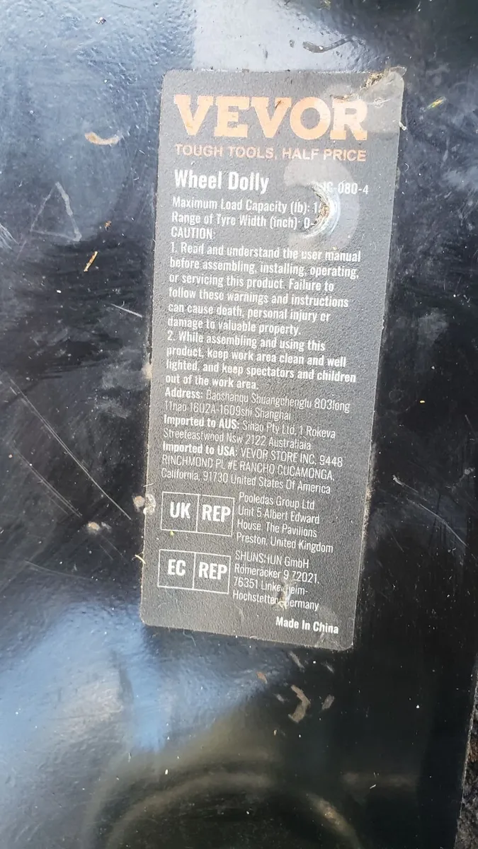 car skates x 4        2.7 tonne max load - Image 3