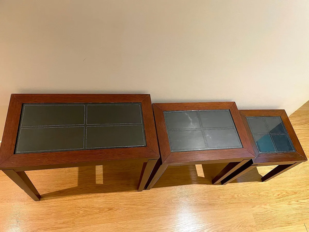 Nest of 3 tables - Image 4