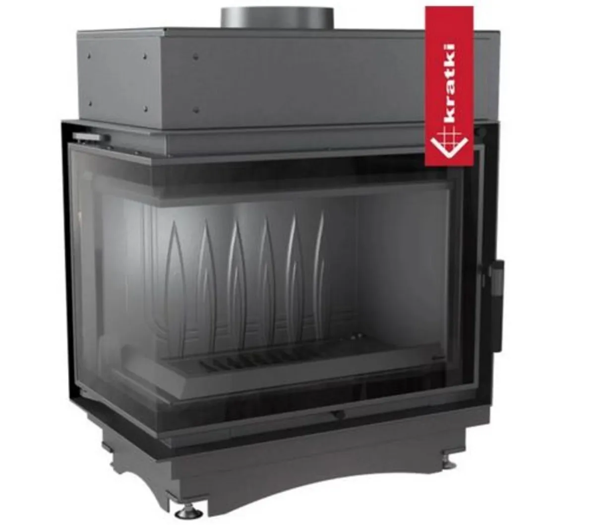 Cast iron INSET STOVE KRATKI MAJA DECO left 8 kW - Image 4