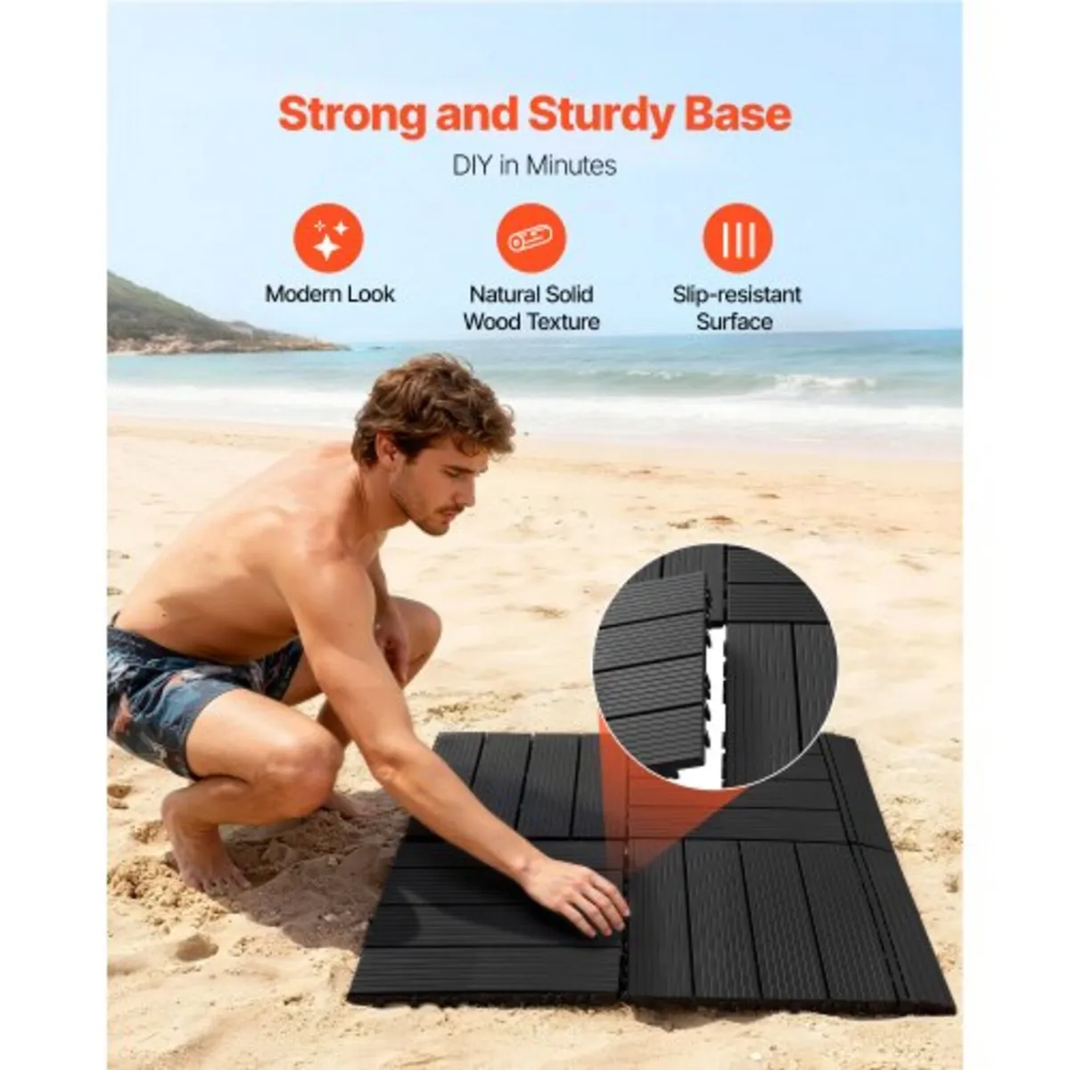 35L Solar Heated Shower, 195cm Showerhead Height O - Image 3