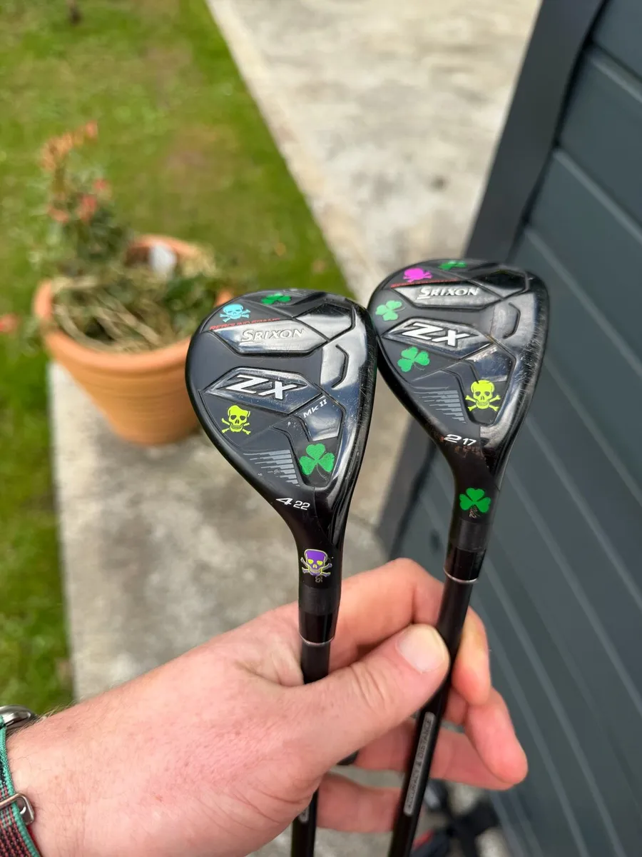 Srixon 17 / 22 Degree hybrids- top shafts - Image 1