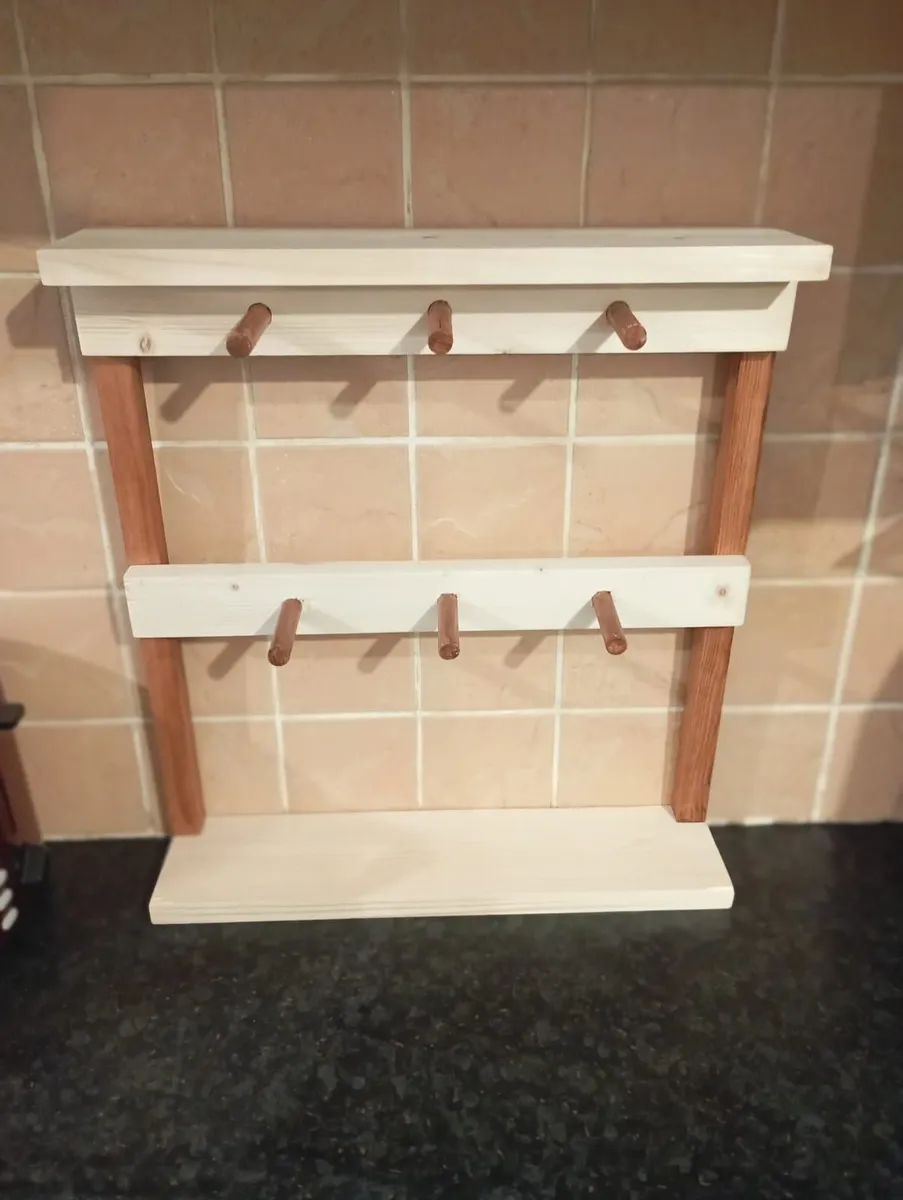Handmade Cup Stand/Rack - Image 2