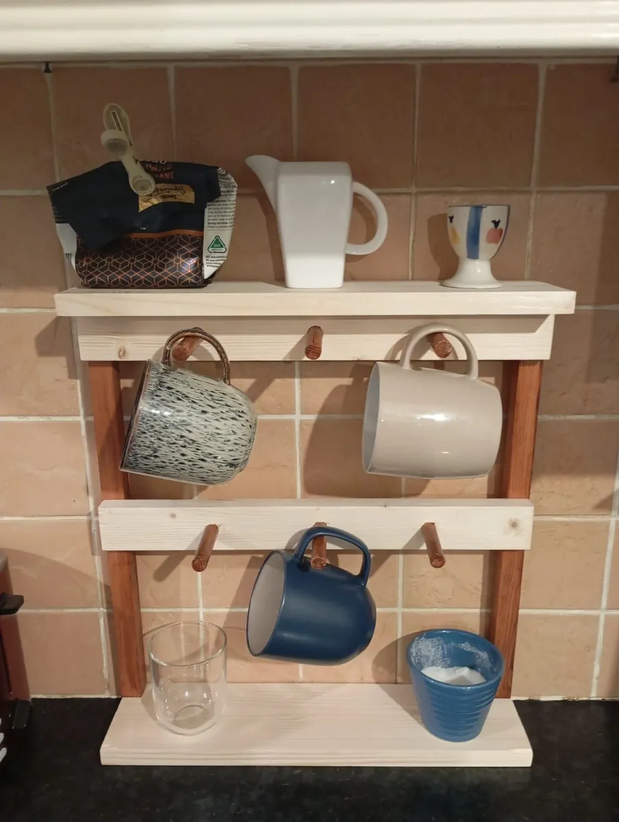 Handmade Cup Stand/Rack - Image 1