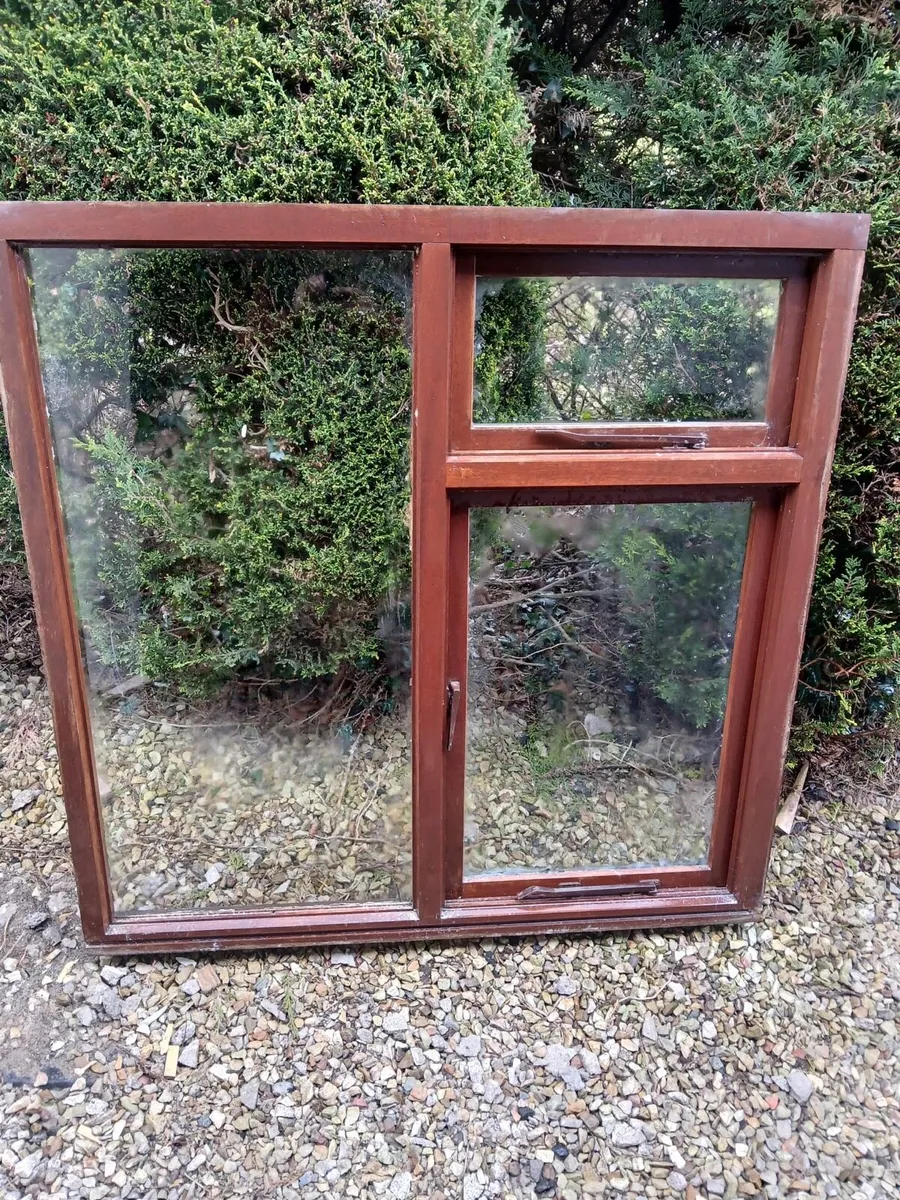 Teak window