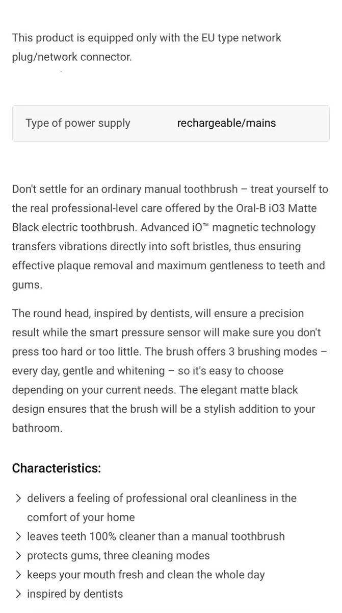 Oral b io3 - Image 4