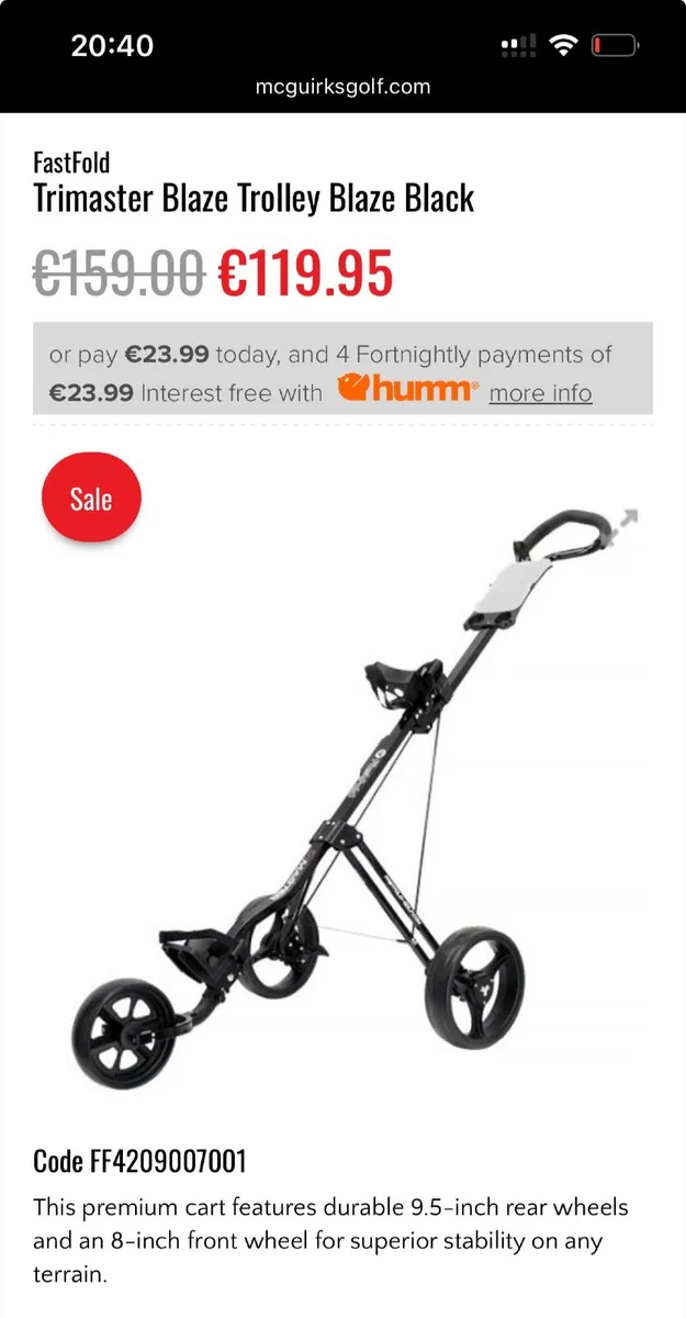 Golf Trolley - Image 2