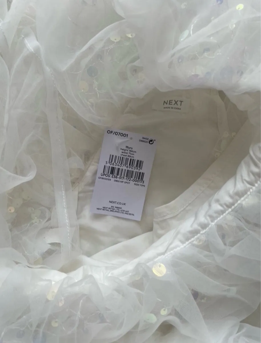 Sequin Occasion Dress 15 yrs Next - Image 3