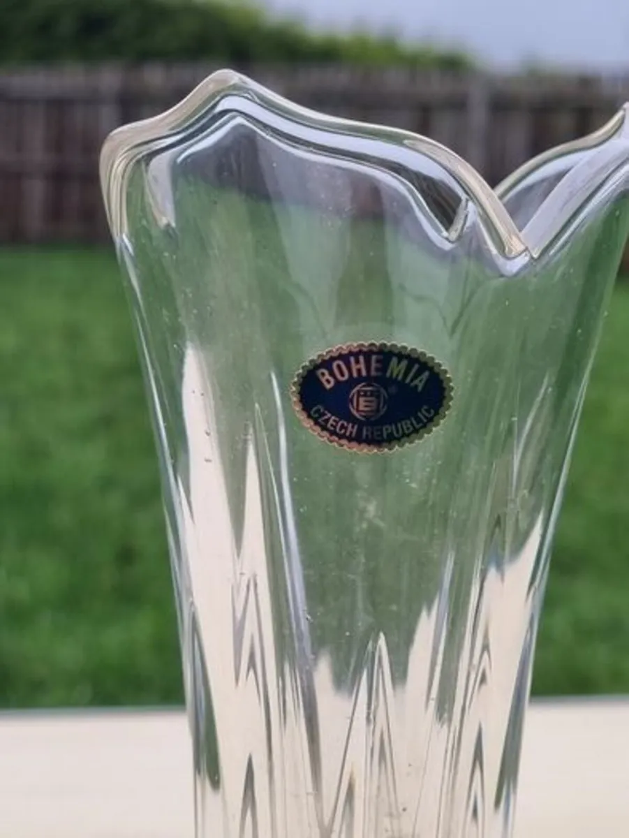 Bohemia glass vase - Image 2