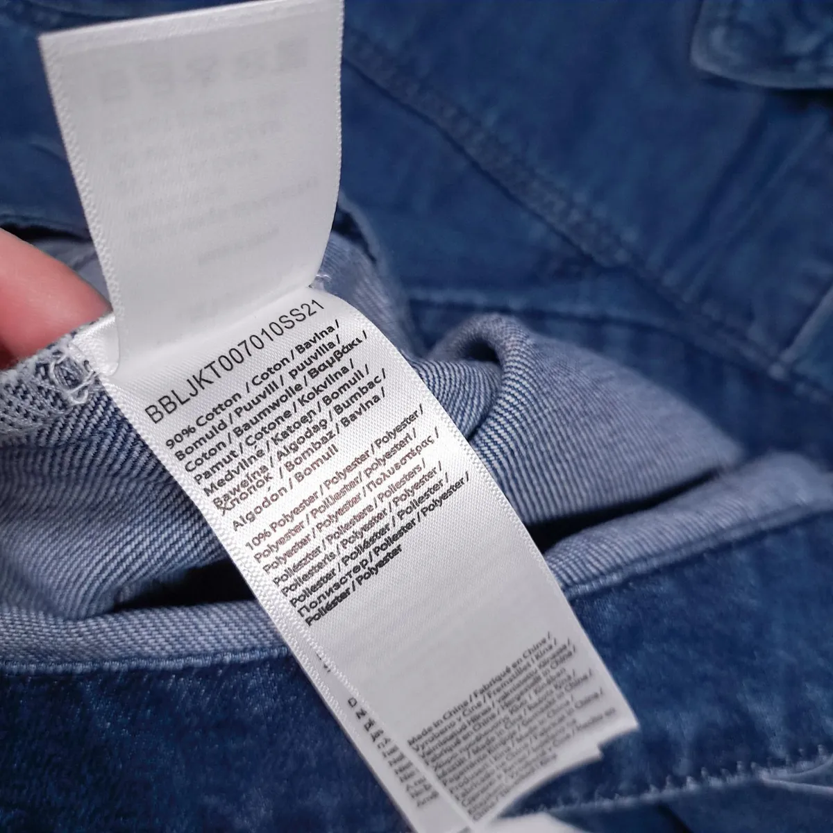 Brakeburn Dark Wash Blue Denim Utility Jacket 10UK - Image 2