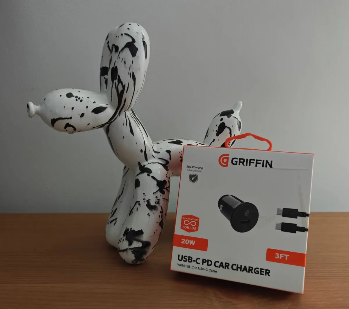 Griffin USB-C Charging Cable – 1m & CAR CHARGER - Image 4