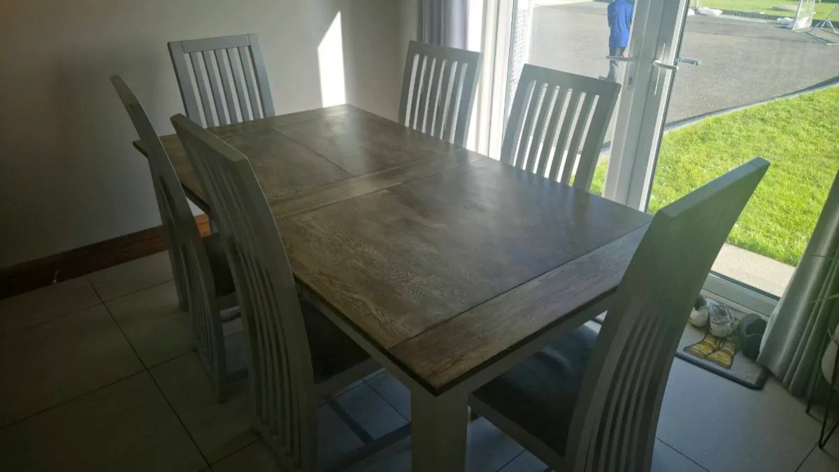 Table and 6 Chairs - Image 1