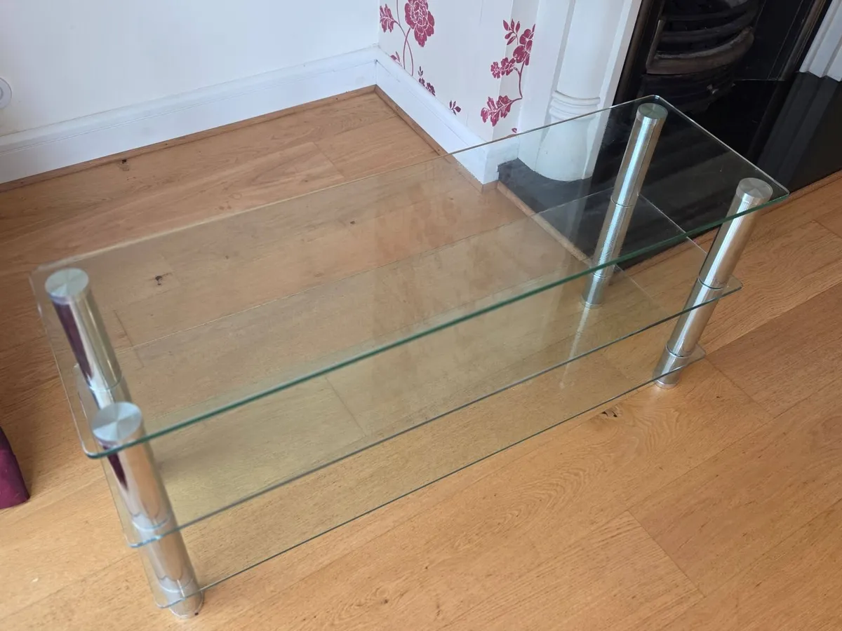 FREE - Glass TV Stand