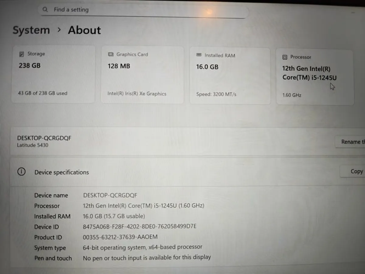 Great Dell Latitude 5430 Laptop | i5 | 16GB | - Image 3